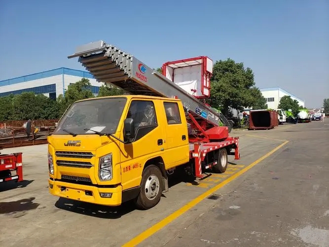 东升镇附近云梯车出租 砂石搬运